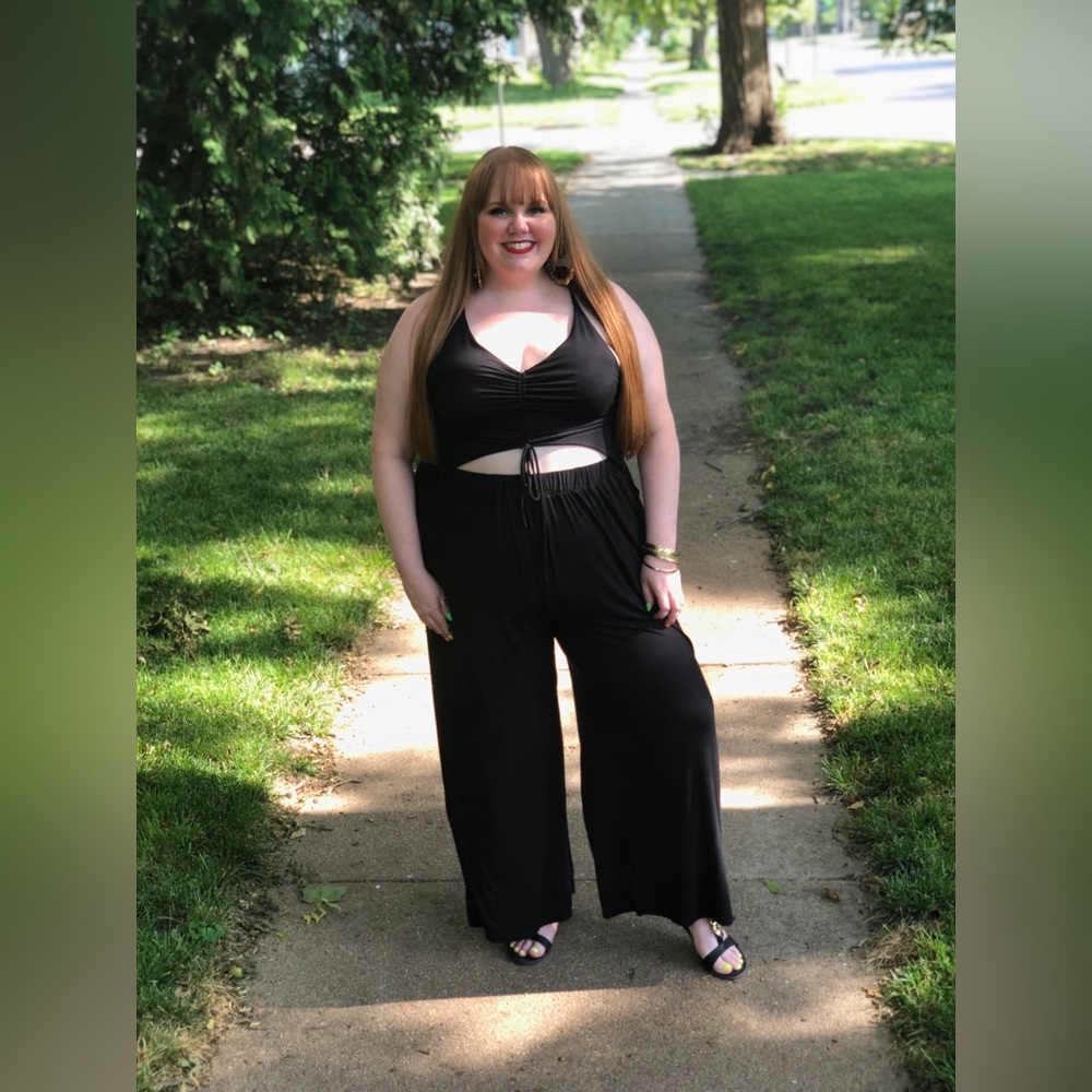 Plus Size Black Jumpsuit